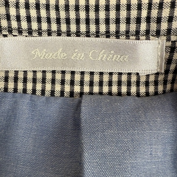 Lauren Ralph Lauren Men's Gingham Blazer Jacket 42R Black White Dobby Sport Coat - Picture 3 of 9